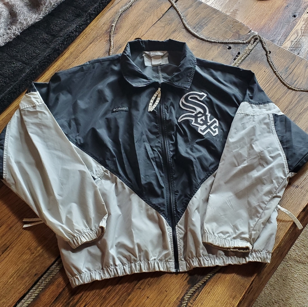 Vintage Columbia MLB White Sox Windbreaker Jacket